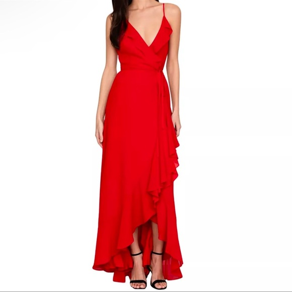 Yumi Kim | Red Meadow Maxi Wrap Dress - Picture 1 of 5